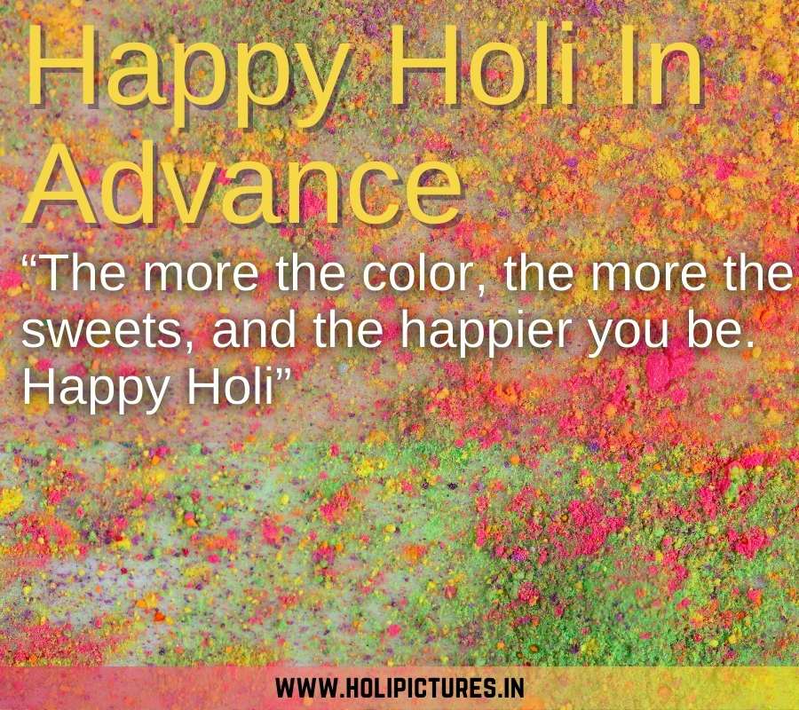 Happy Holi In Advance Wallpapers