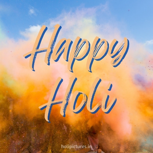 Cute Happy Holi DP HD Wallpaper Download