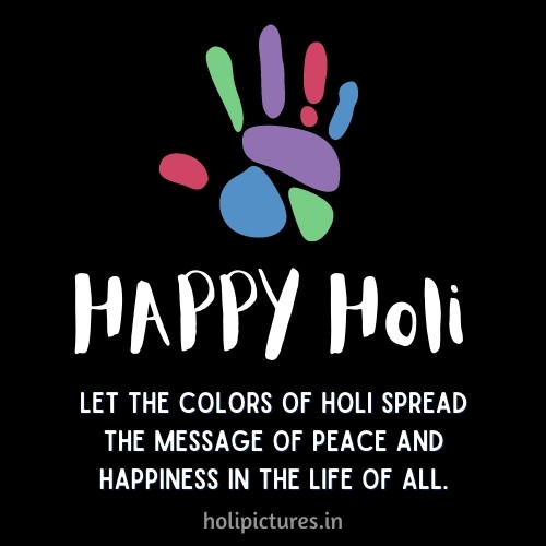 Happy Holi DP Messages Photos